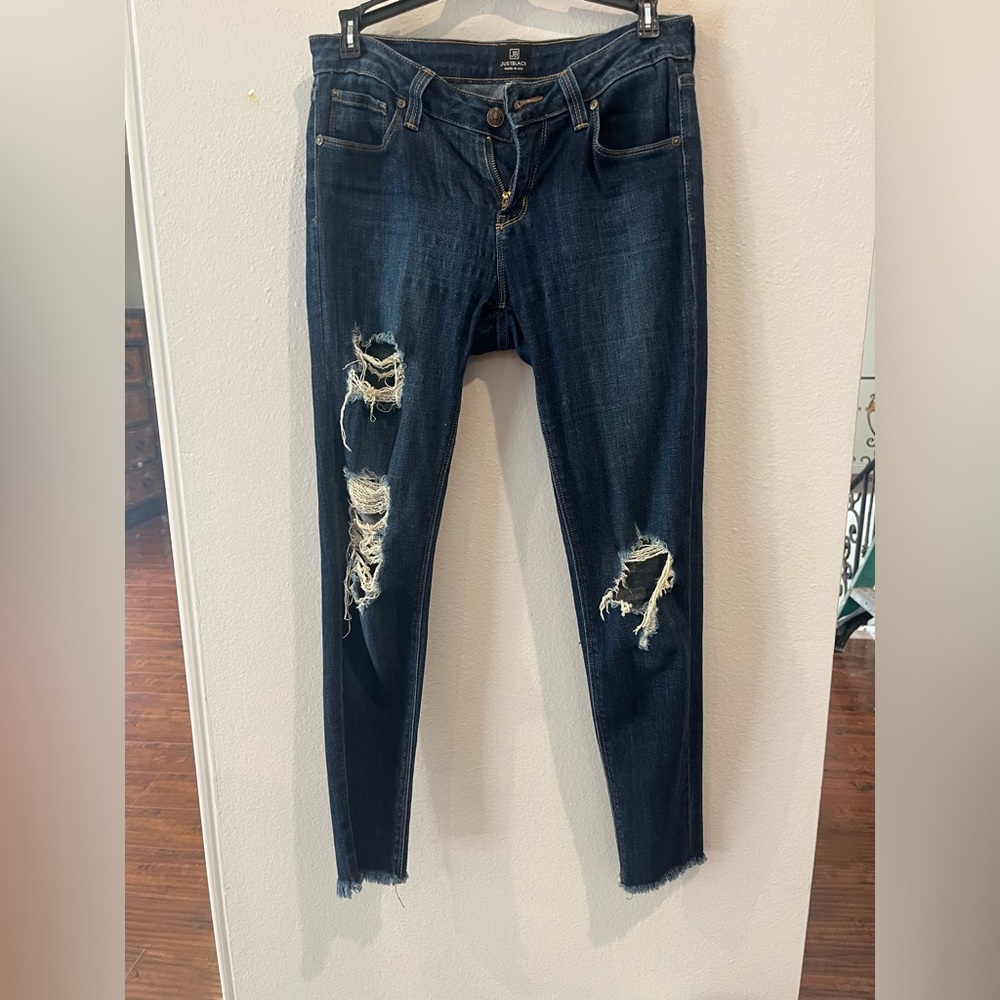Justblack denim made in USA crop size 27